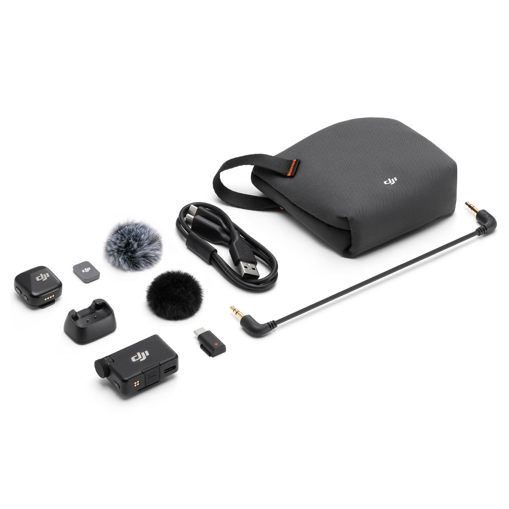 Micrófono DJI Mic Mini DM3004 Wireless 1TX + 1RX USB-C Negro