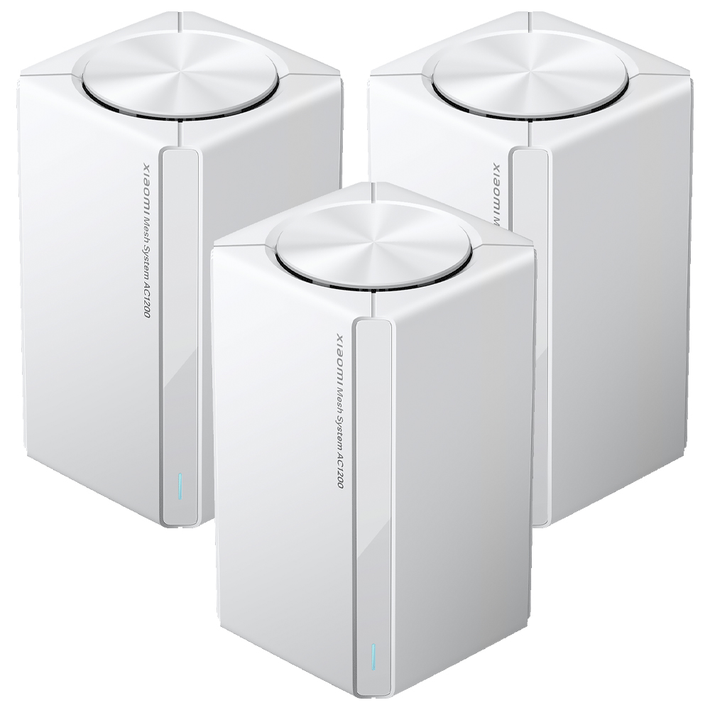Router Xiaomi RD13 DVB4484GL Mesh System AC1200 Dual Band 2.4GHz 5GHz 1200Mbps Blanco (Kit con 3)