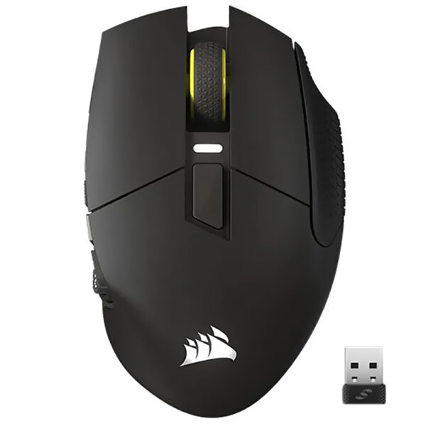Mouse Gamer Corsair Scimitar Elite SE MMO Wireless Negro Amarillo (CH-9314415-WW)
