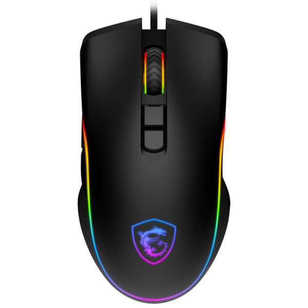Mouse Gamer MSI Forge GM300 USB RGB Negro