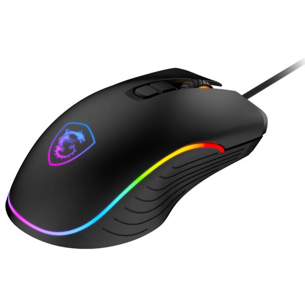 Mouse Gamer MSI Forge GM300 USB RGB Negro