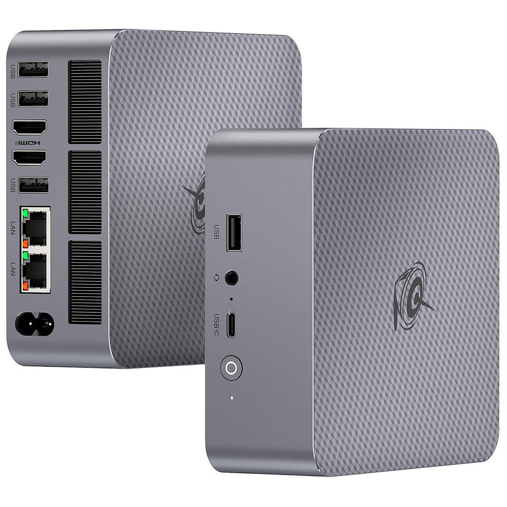 Mini PC Beelink EQR6 AMD Ryzen 5 6600U de 2.9GHz 32GB de RAM 500GB SSD - Milky Gris