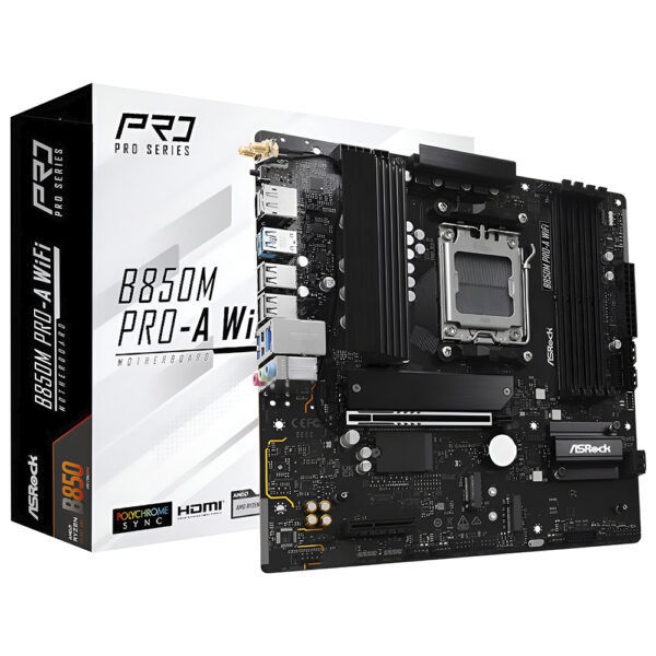 Placa Madre ASRock B850M Pro-A Wi-Fi Socket AM5 DDR5
