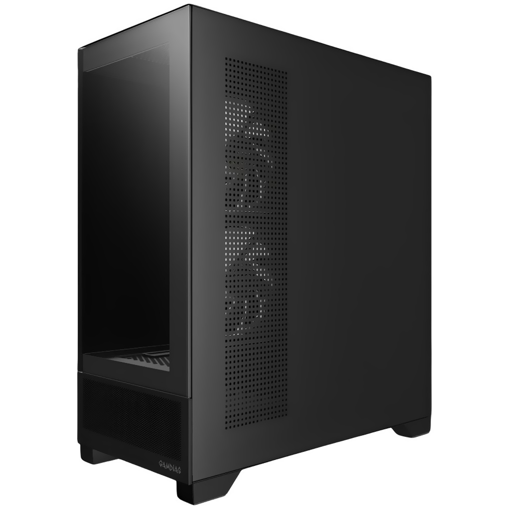 Gabinete Gamer Gamdias Atlas M1 Mid Tower 3 Cooler ARGB Negro