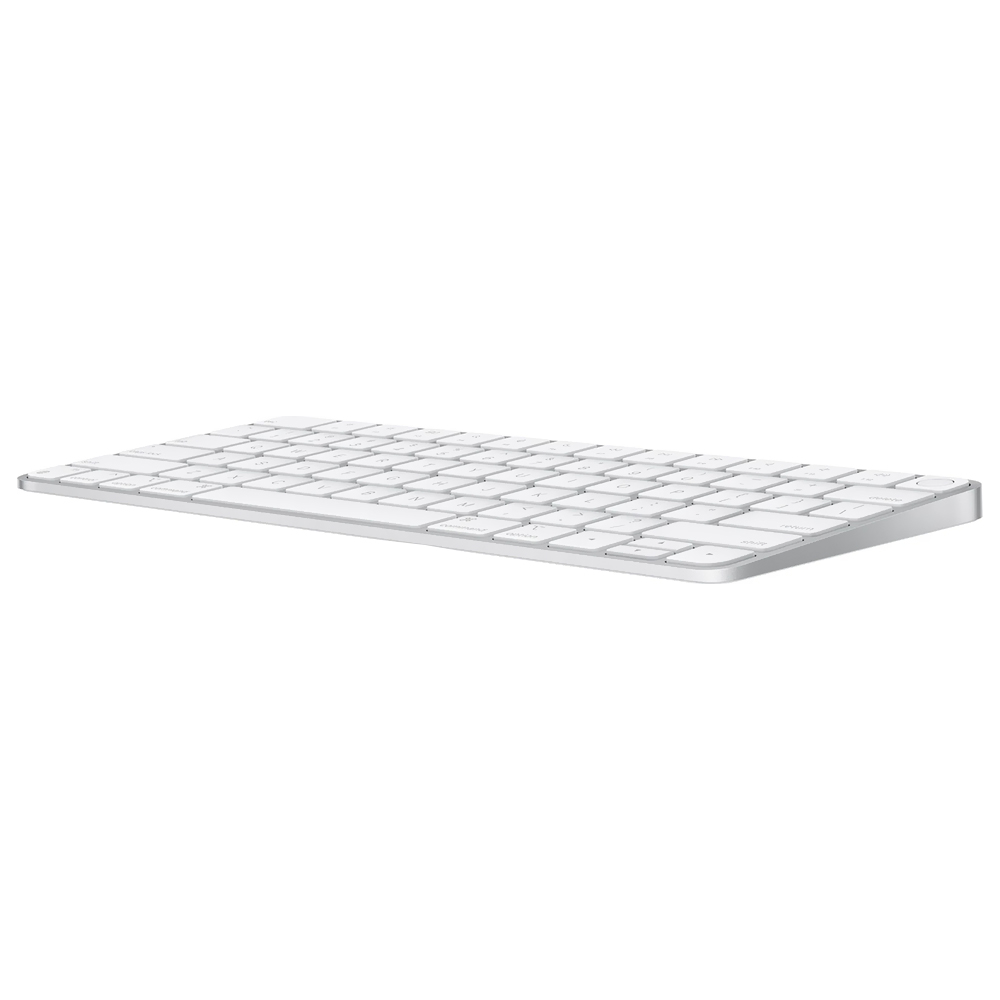 Apple Magic Keyboard MXCK3LL A Wireless Touch ID Inglés Blanco Plata