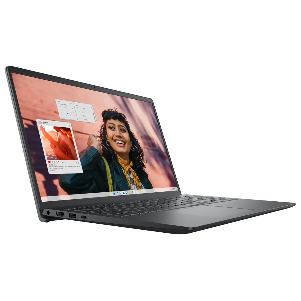 Notebook DELL 15 DC15255 AMD RYZEN 3 7320U 2.4GHz8GB512GB SSD15.6"FHDW11INGLES CARBON 7R7KR