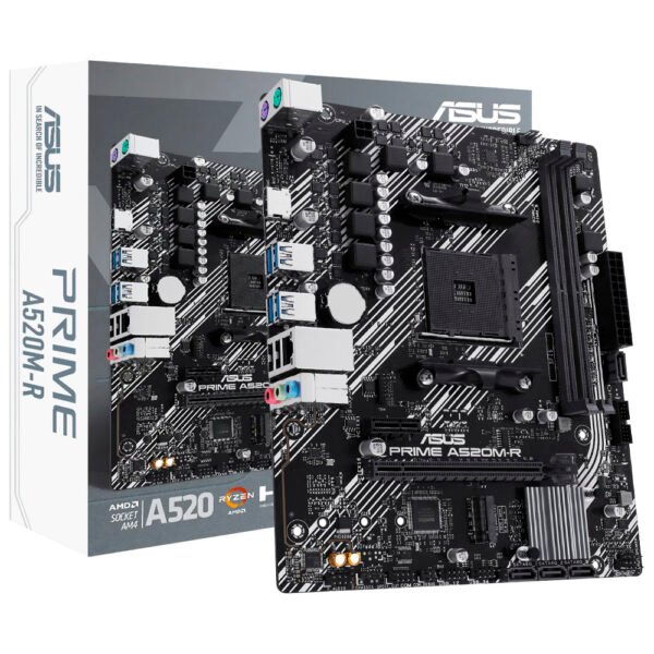 Placa Madre ASUS Prime A520M-R Socket AM4 DDR4
