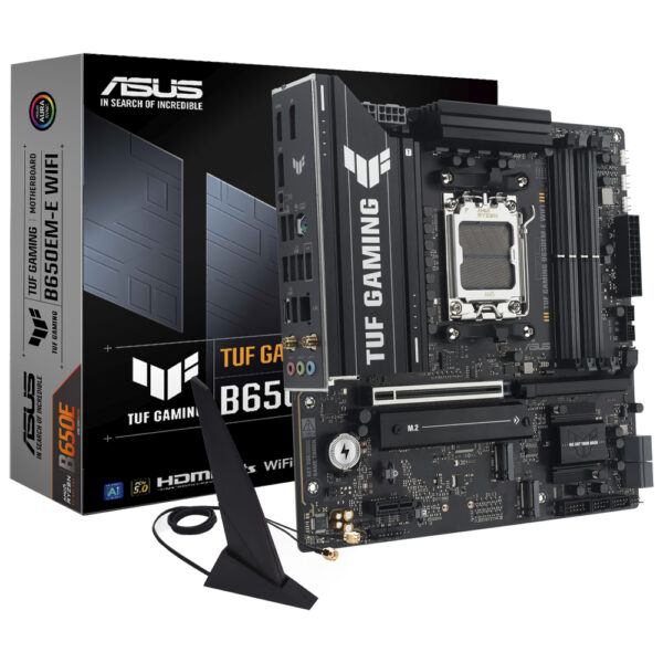 Placa Madre ASUS Tuf Gaming B650EM-E WI-FI Socket AM5 DDR5