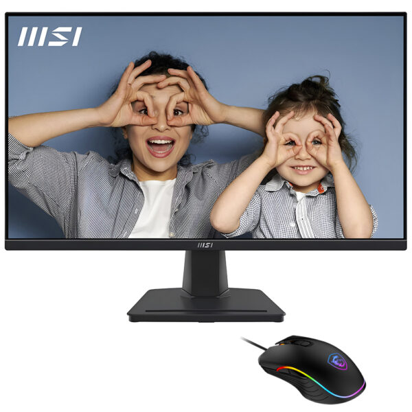 Monitor MSI Pro MP275Q 27" WQHD IPS 100Hz 1Ms Negro + Mouse