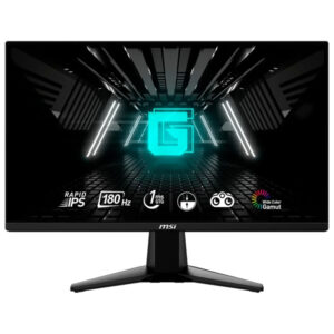 MONIT. LED 24.5" MSI G255F GAMING IPS FHD 180HZ 1MS HDMI DP BIVOLT PRETO