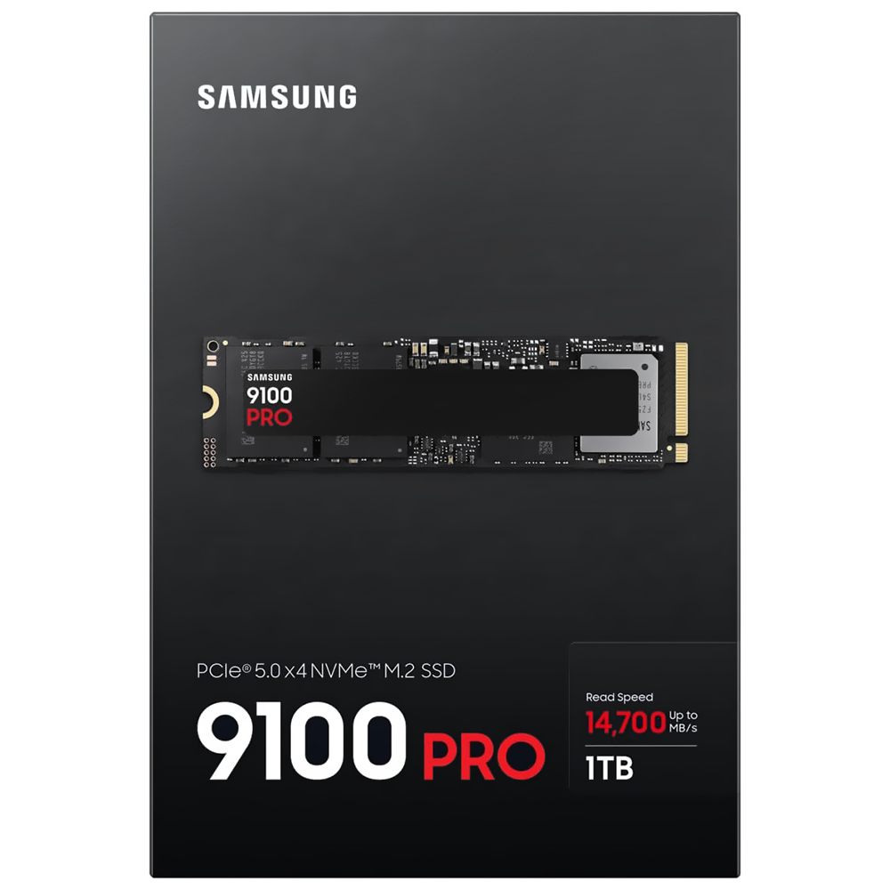 SSD M.2 1TB SAMSUNG 9100 PRO MVMe PCIE GEN5X4 MZ-VAP1T0B/AM 14700/13300 MB/s