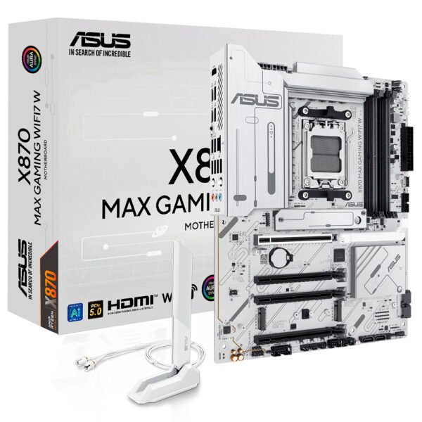 Placa Madre ASUS X870 Max Gaming WI-FI 7 W Socket AM5 DDR5