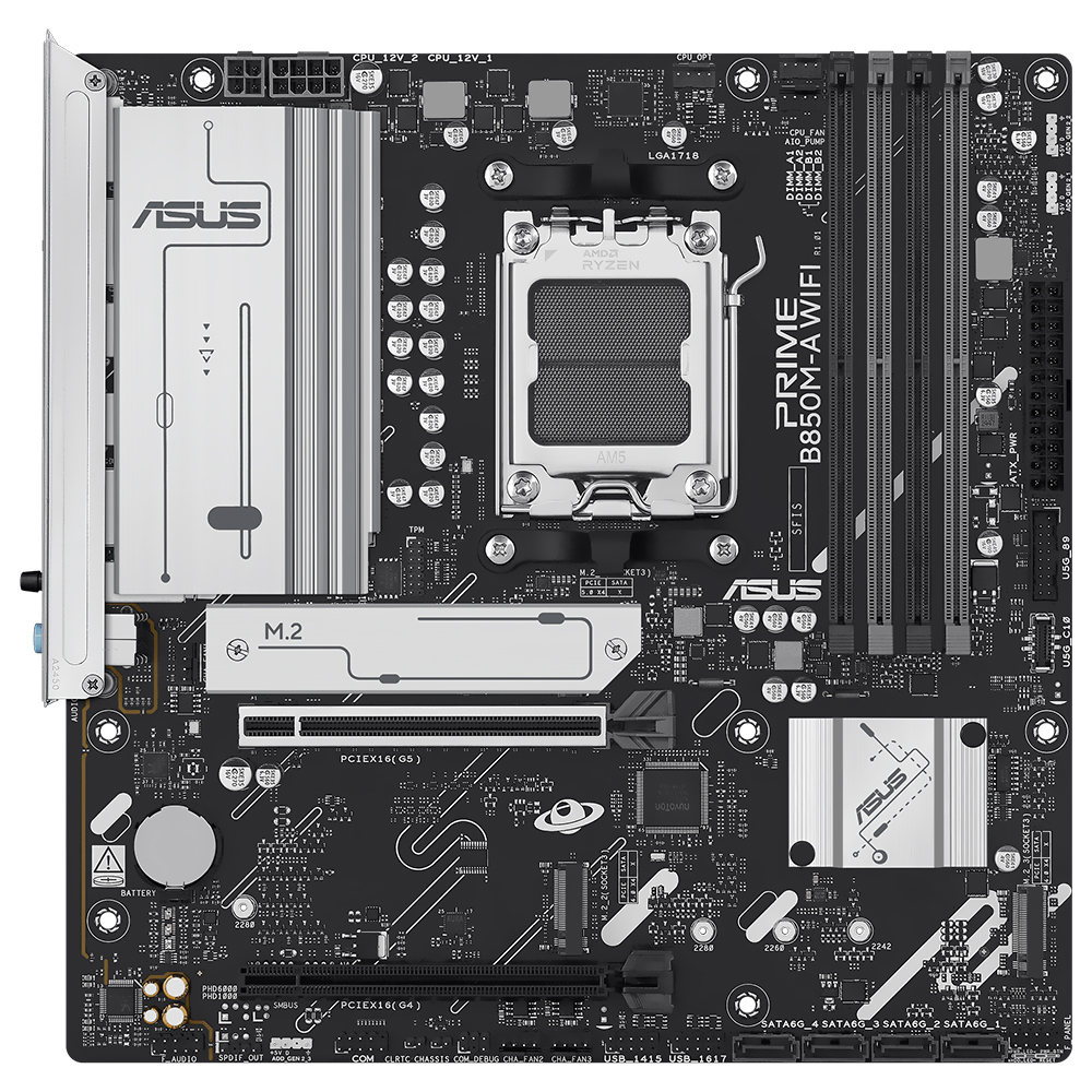 Placa Madre ASUS Prime B850M-A Wi-Fi Socket AM5 DDR5