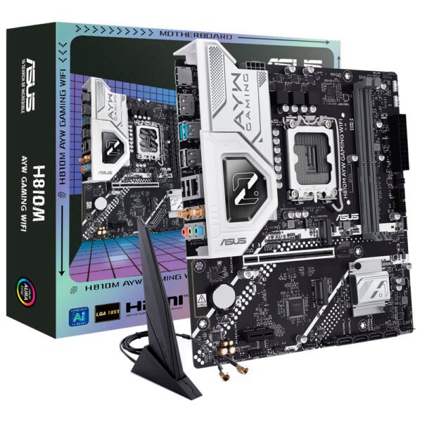 Placa Madre ASUS H810M-AYW Gaming WI-FI Socket LGA 1851 DDR5