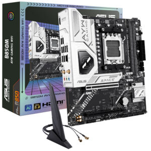 Placa Madre AM5 ASUS B850M AYW GAMING WIFI M.2 DDR5 WIFI6 BT HDMI USB3.2 GLAN SOM 90Placa Madre1LW0-M0EAY0