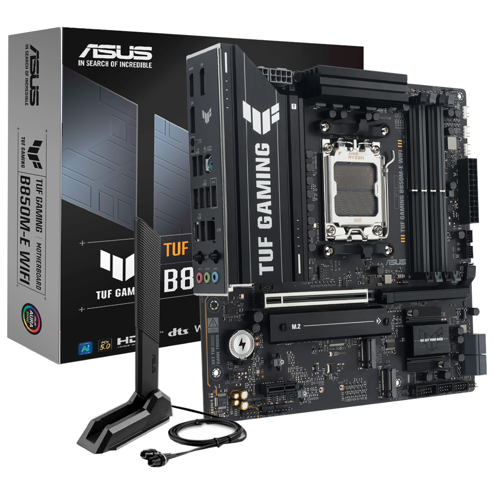 Placa Madre ASUS TUF Gaming B850M-E Wi-Fi Socket AM5 DDR5