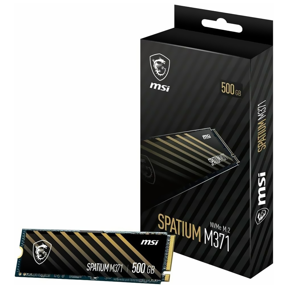 SSD MSI M.2 500GB Spatium NVMe - M371