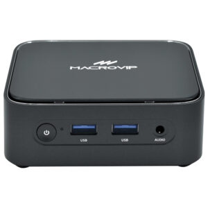 Mini PC Macrovip nanoBOX C1 Intel N100 de 0.8GHz 8GB de RAM 512GB SSD Win11Pro Negro