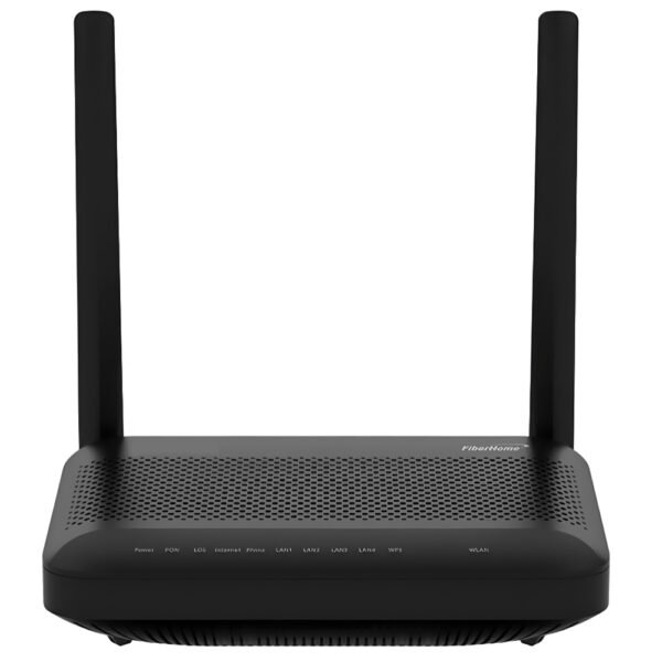 Terminal de Red Óptica Fiberhome GPON ONU APC HG6145F3 AX3000 Wi-Fi 6 Dual Band Negro