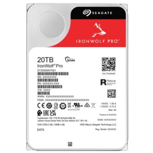 HDD Seagate 20TB Iron Wolf Pro 3.5" SATA 3 7200RPM ST20000NT001