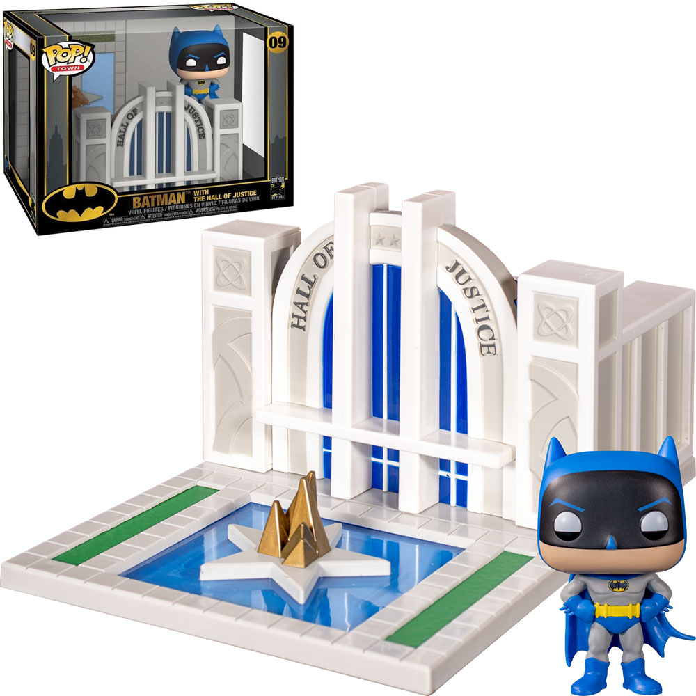 Funko Pop Town Batman 80 Years - Batman With The Hall Of Justice 09