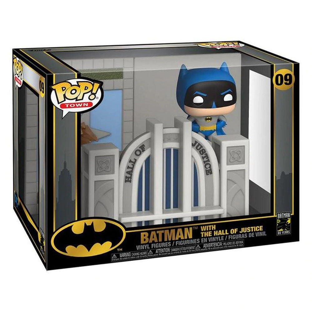 Funko Pop Town Batman 80 Years - Batman With The Hall Of Justice 09