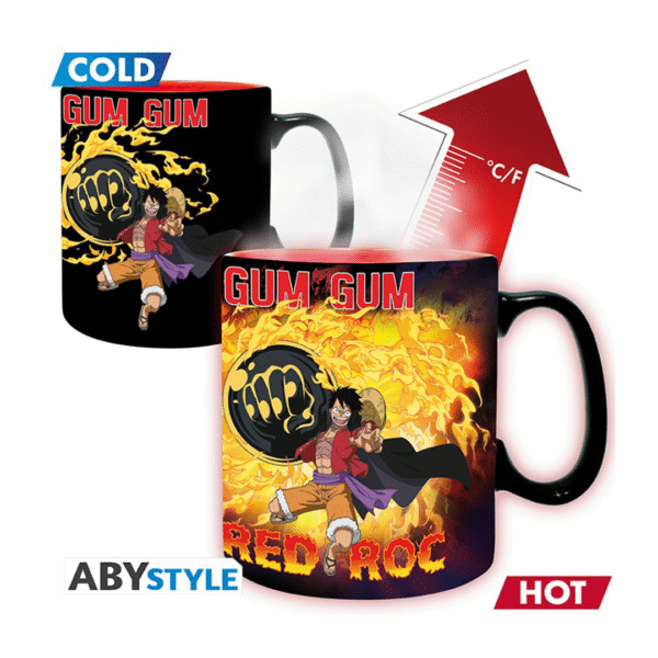 Tasa Mágica Abystyle One Piece Luffy vs Kaido 34077