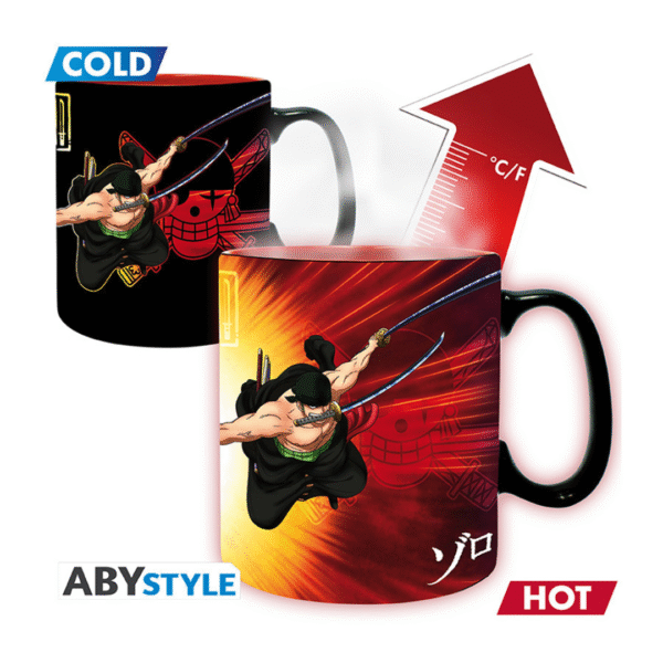 Taza Mágica Abystyle One Piece Zoro y Sanji 53672