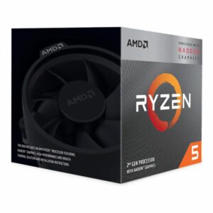 Procesador AMD AM4 Ryzen R5-3400G 4.2GHz 6MB 3.7GHz - Base (Com Cooler)