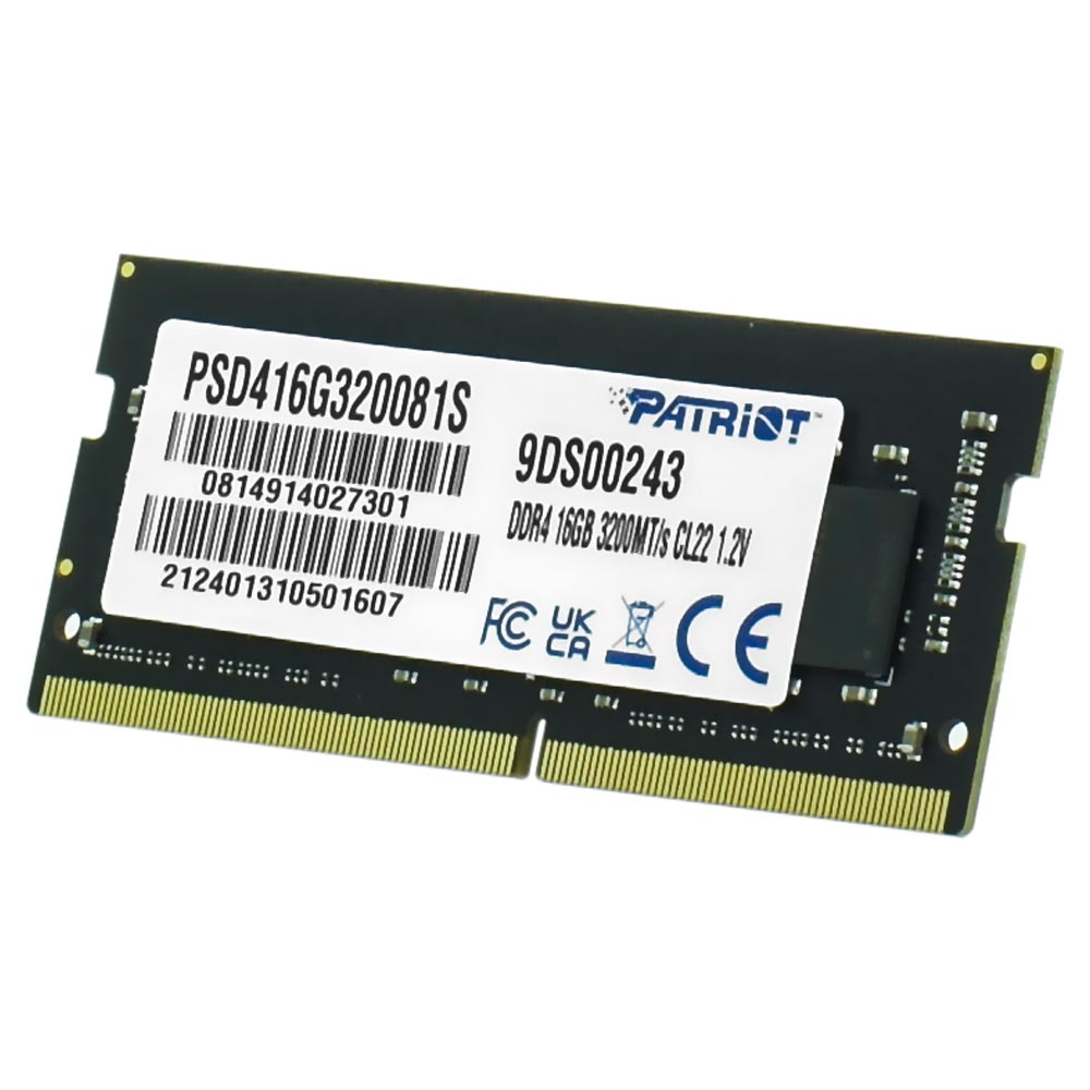 Memoria RAM Notebook Patriot DDR4 16GB 3200MHz PSD416G320081S