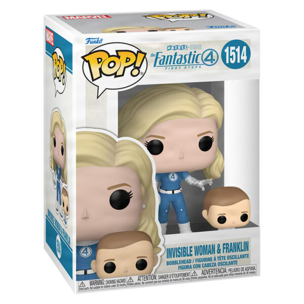 Funko Pop Marvel The Fantastic Four: First Steps - Invisible Woman & Franklin 1514