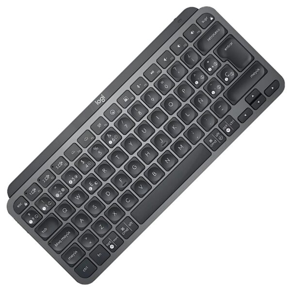 Teclado Logitech MX Keys Mini Wireless Backlight Español Negro Gris (920-010476)