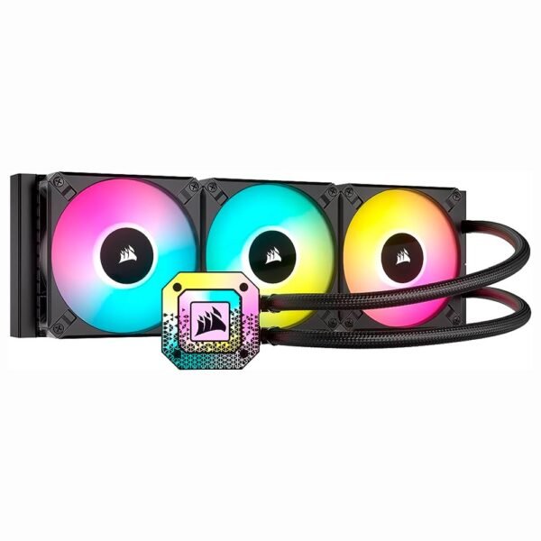 Refrigeración Liquida Corsair iCUE H170i Elite Capellix XT RGB 420MM CW-9060071-WW - Negro