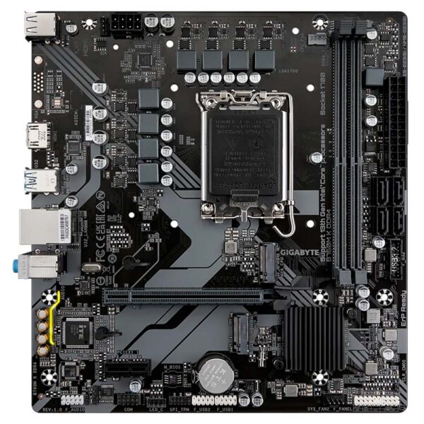 Placa Madre Gigabyte B760M K DDR4 UD Socket LGA 1700 DDR4