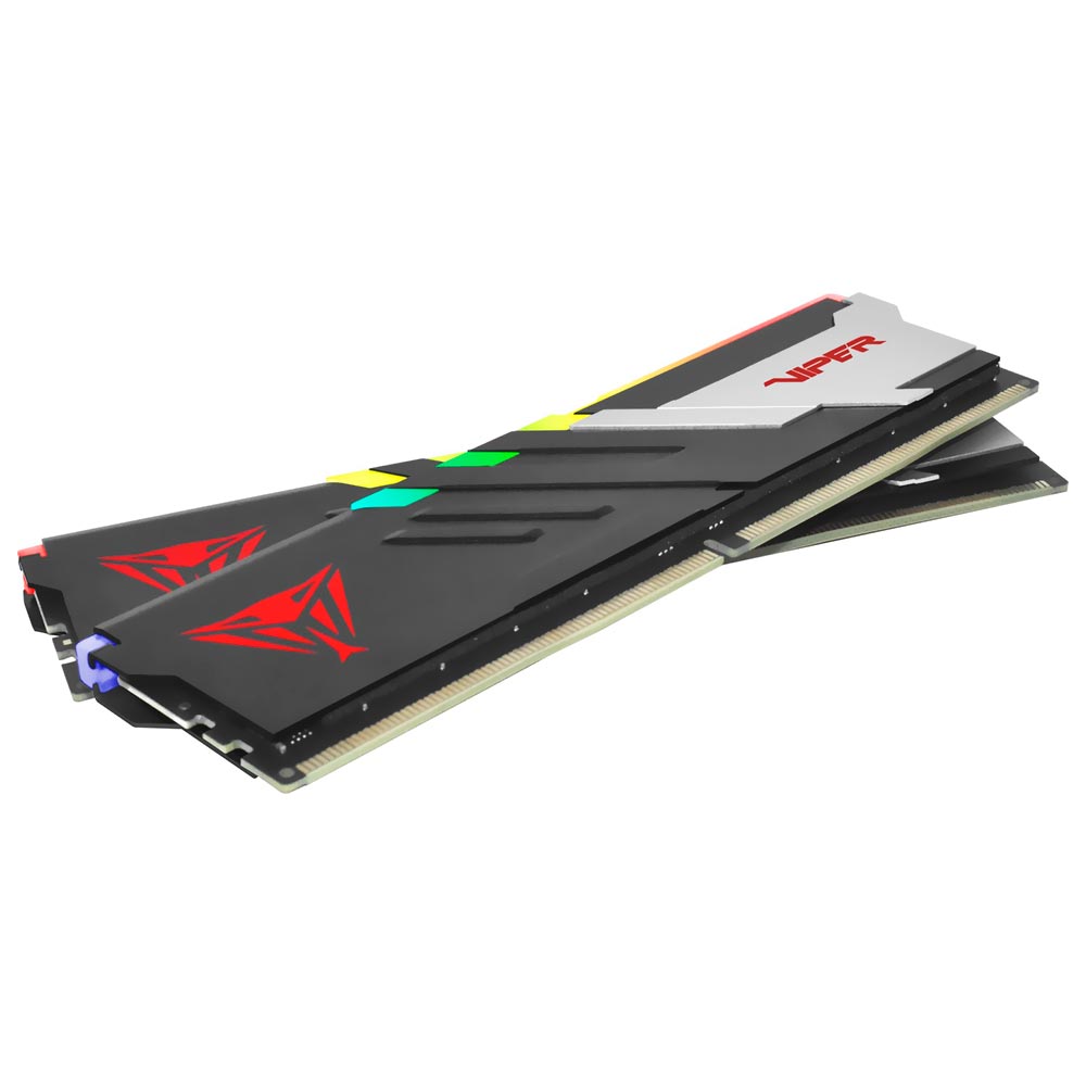 Memoria RAM Patriot Viper Venom DDR5 32GB (2x16GB) 6000MHz RGB - Negro / Plata (PVVR532G600C36K)