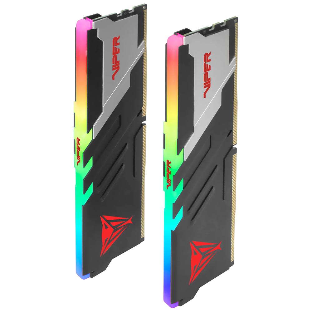 Memoria RAM Patriot Viper Venom DDR5 32GB (2x16GB) 6000MHz RGB - Negro / Plata (PVVR532G600C36K)