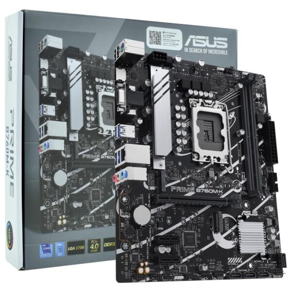 Placa Madre ASUS Prime B760M-K Socket LGA 1700 VGA DDR5