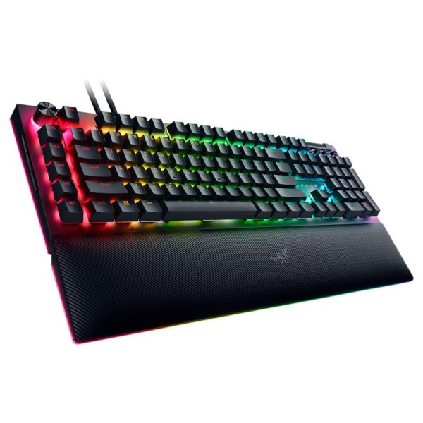Teclado Gamer Mecánico Razer Blackwidow V4 Pro USB RGB Inglés Negro (RZ03-04680200-R3U1)