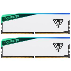 Memoria RAM Patriot Viper Elite 5 DDR5 96GB (2x48GB) 6000MHz RGB - Blanco (PVER596G60C42KW)
