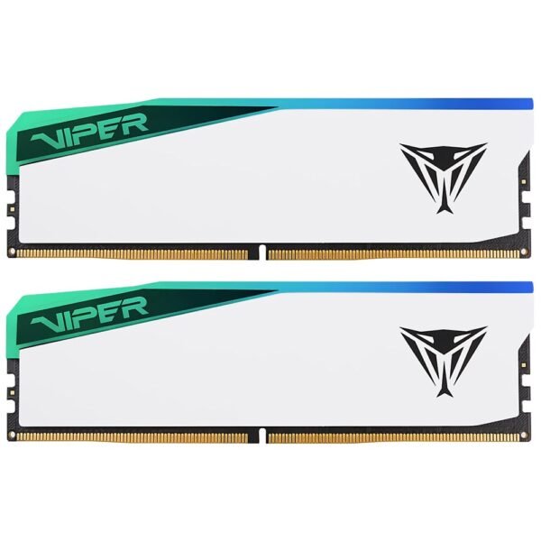 Memoria RAM Patriot Viper Elite 5 DDR5 96GB (2x48GB) 6000MHz RGB - Blanco (PVER596G60C42KW)