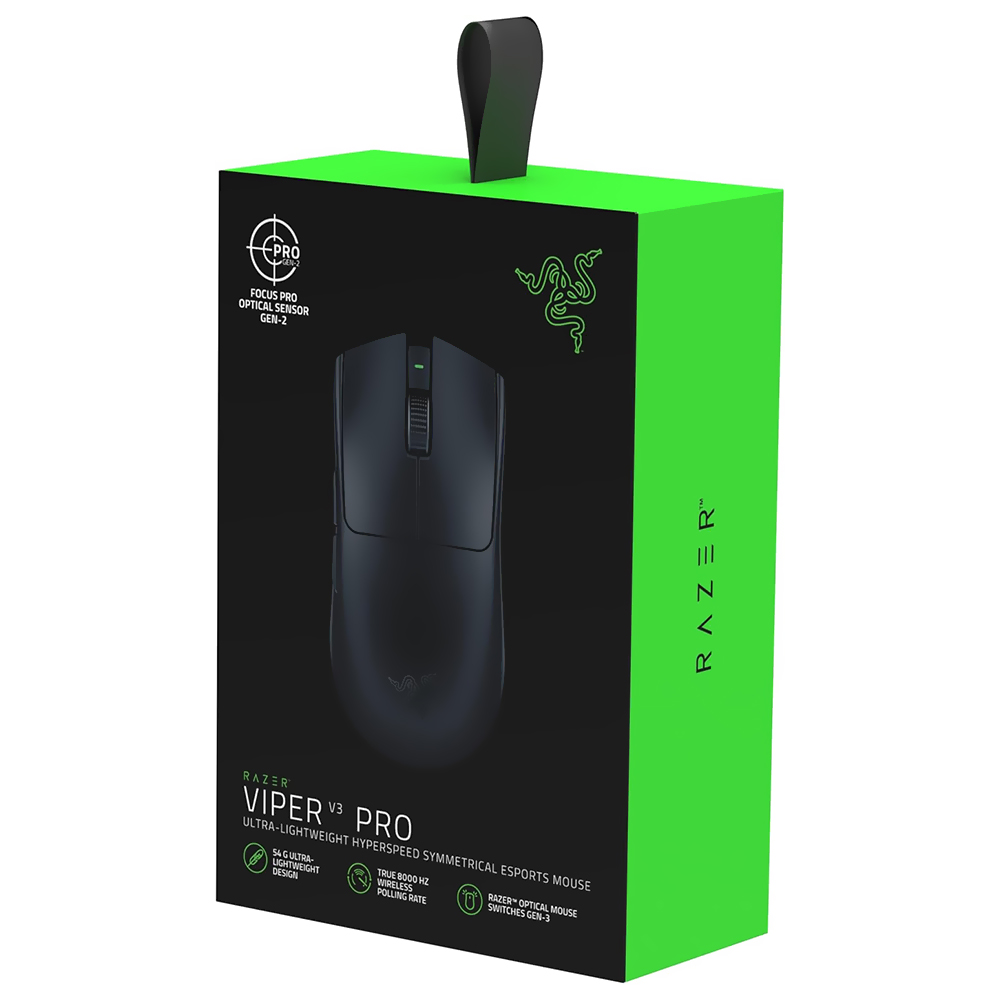 Mouse Gamer Razer Viper V3 Pro Wireless Negro (RZ01-05120100-R3U1)