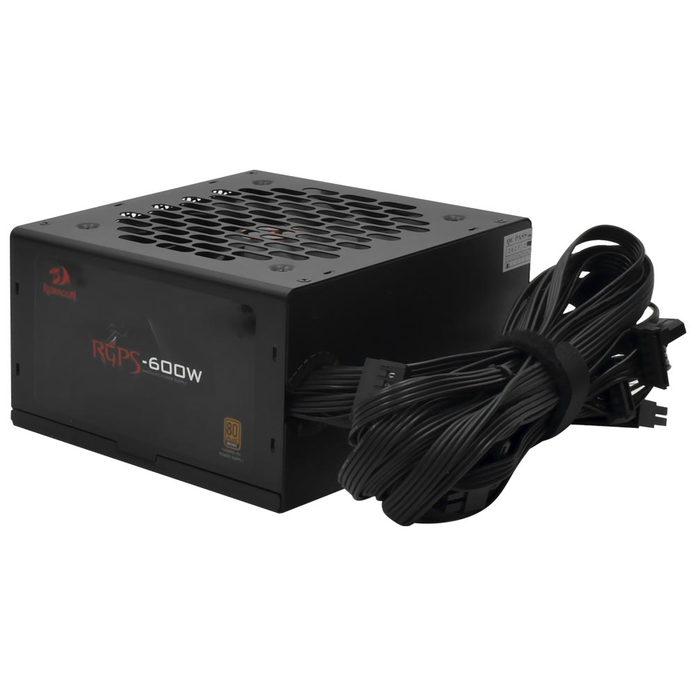 Fuente de Alimentación Redragon GC-PS024 600W ATX No Modular 80 Plus Bronze