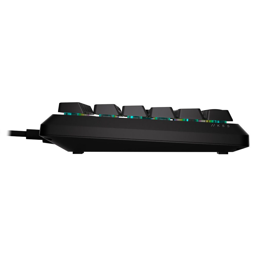Teclado Gamer Corsair K55 Core USB RGB Inglés Negro (CH-9226C65-NA)