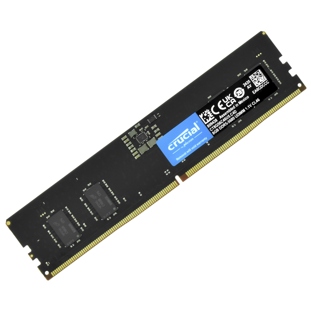 Memoria RAM Crucial DDR5 8GB 5600MHz CT8G56C46U5