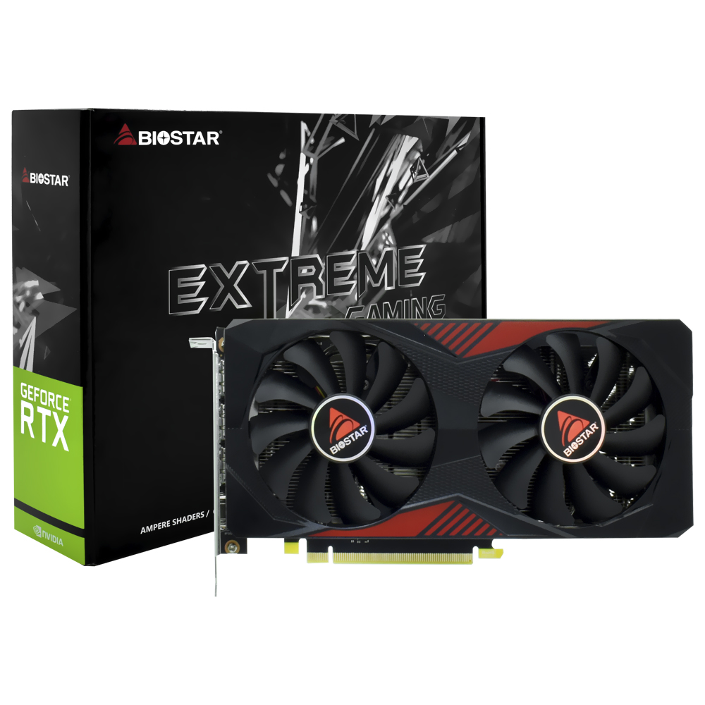 Tarjeta de Video Biostar Extreme Gaming 12GB GeForce RTX3060 GDDR6 - VN3606RML9