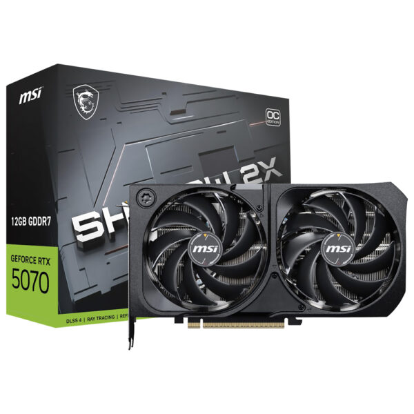 Tarjeta Gráfica MSI Shadow 2X OC 12 GB GeForce RTX 5070 GDDR7-912-V532-011
