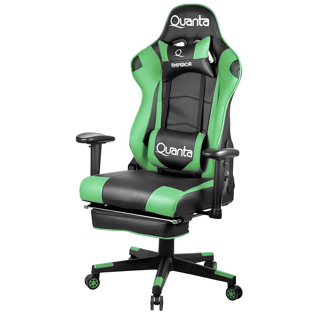 Silla Gamer Quanta QTGC20 Emperor Negro Verde