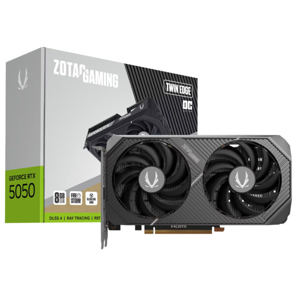 Tarjeta de Video Zotac Gaming Twin Edge OC 8GB GeForce RTX5050 GDDR6 - ZT-B50500H-10M