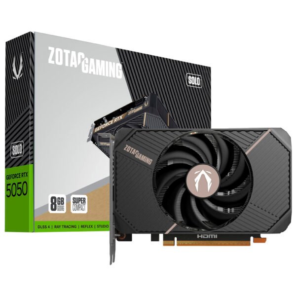 Tarjeta Gráfica ZOTAC Solo Gaming 8 GB GeForce RTX 5050 GDDR6-ZT-B50500G-10L