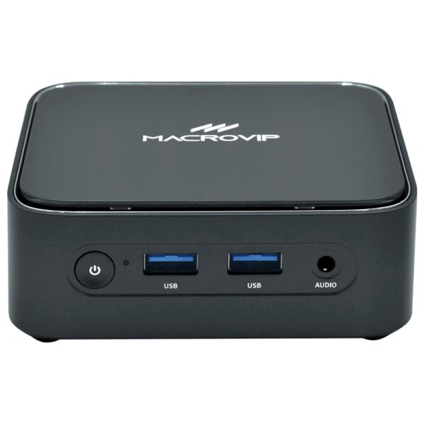 Mini PC Macrovip nanoBOX C1 Intel N100 8GB de RAM 256GB SSD Win11Pro Negro